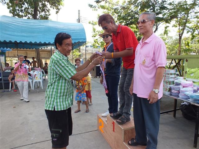 ภาพบรรยากาศแข่งขันกีฬาสีผู้สูงอายุ และสืบสานประเพณีไทย