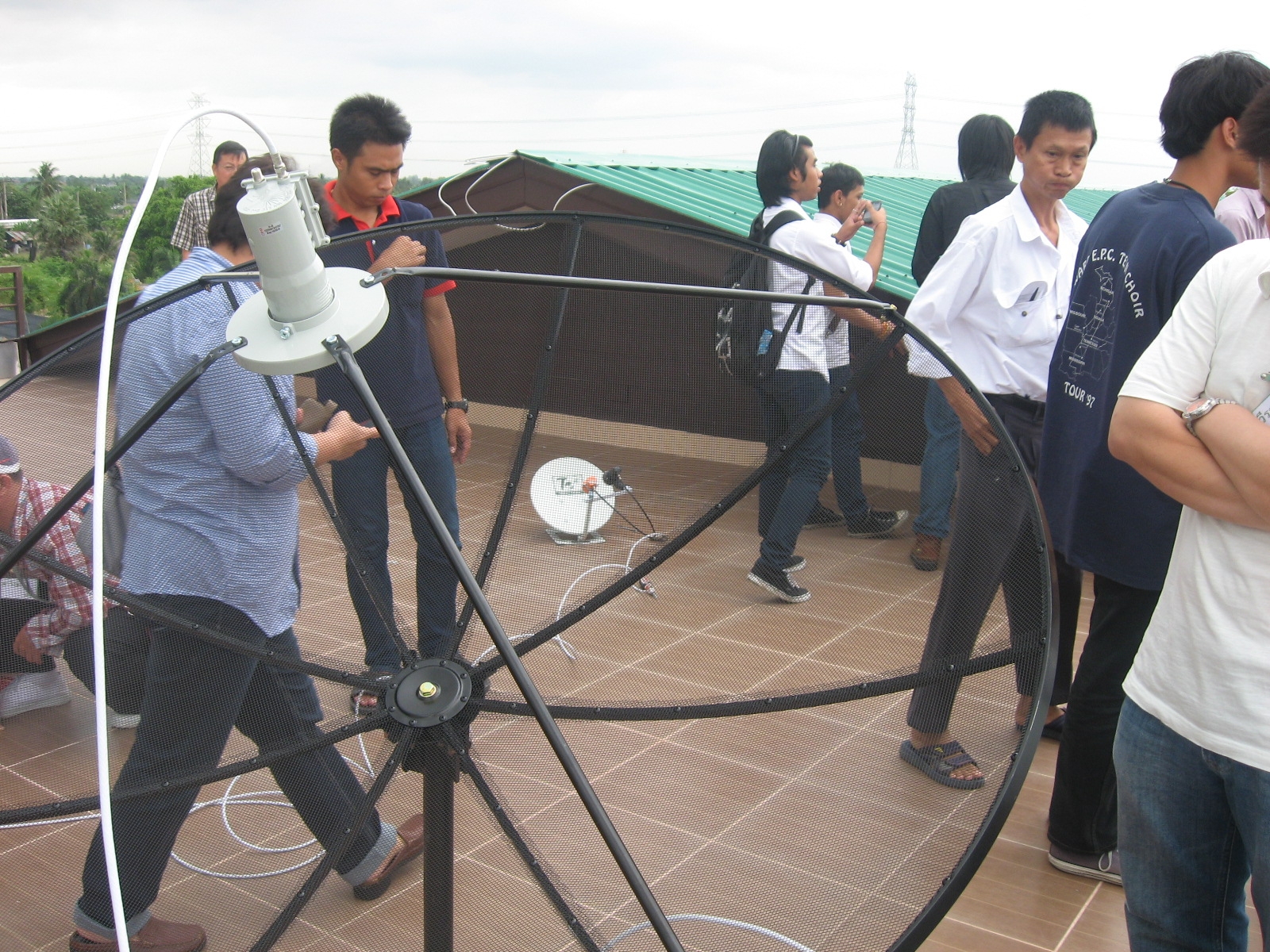 ศึกษาดูงานต้นแบบการทำธุรกิจ(กล้องวงจรปิดและจานดาวเทียม)
