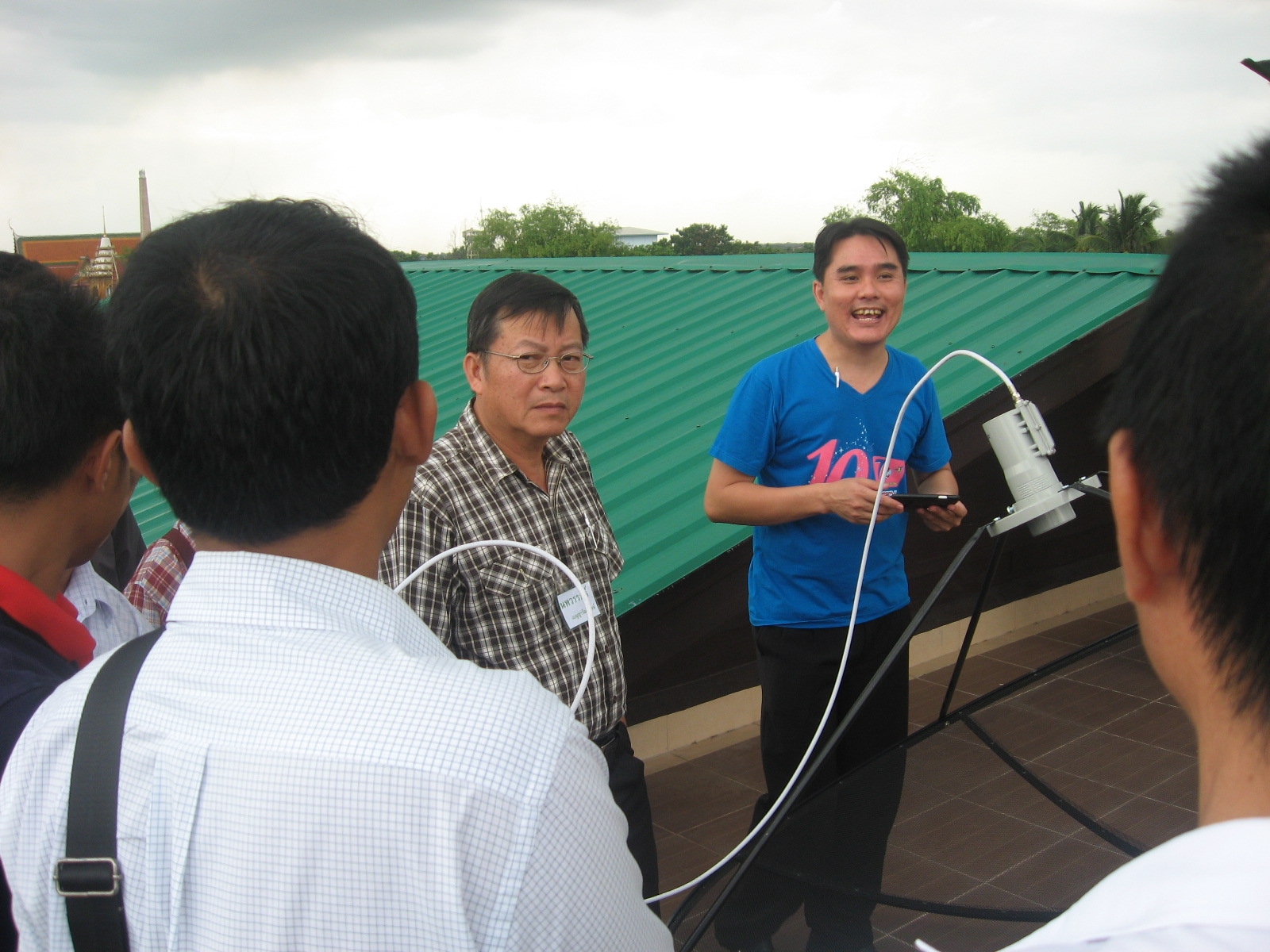 ศึกษาดูงานต้นแบบการทำธุรกิจ(กล้องวงจรปิดและจานดาวเทียม)